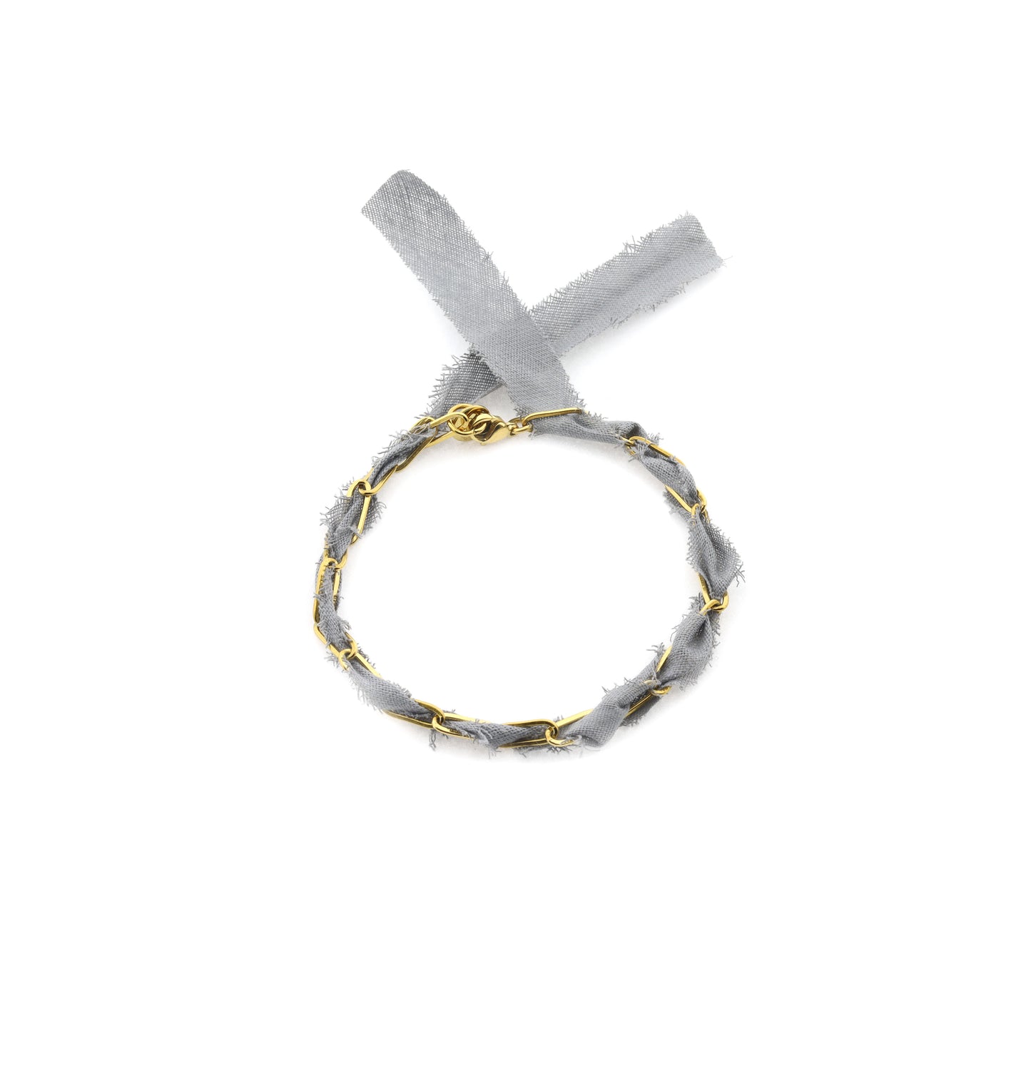 Armband Welle - grau