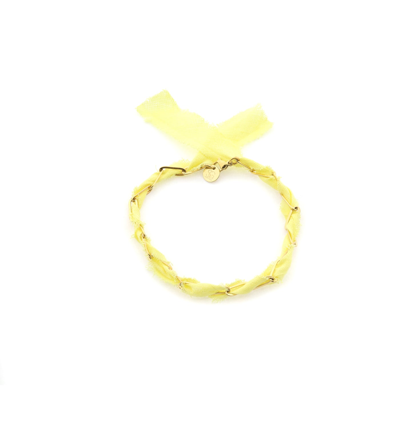 Armband Wave - geel