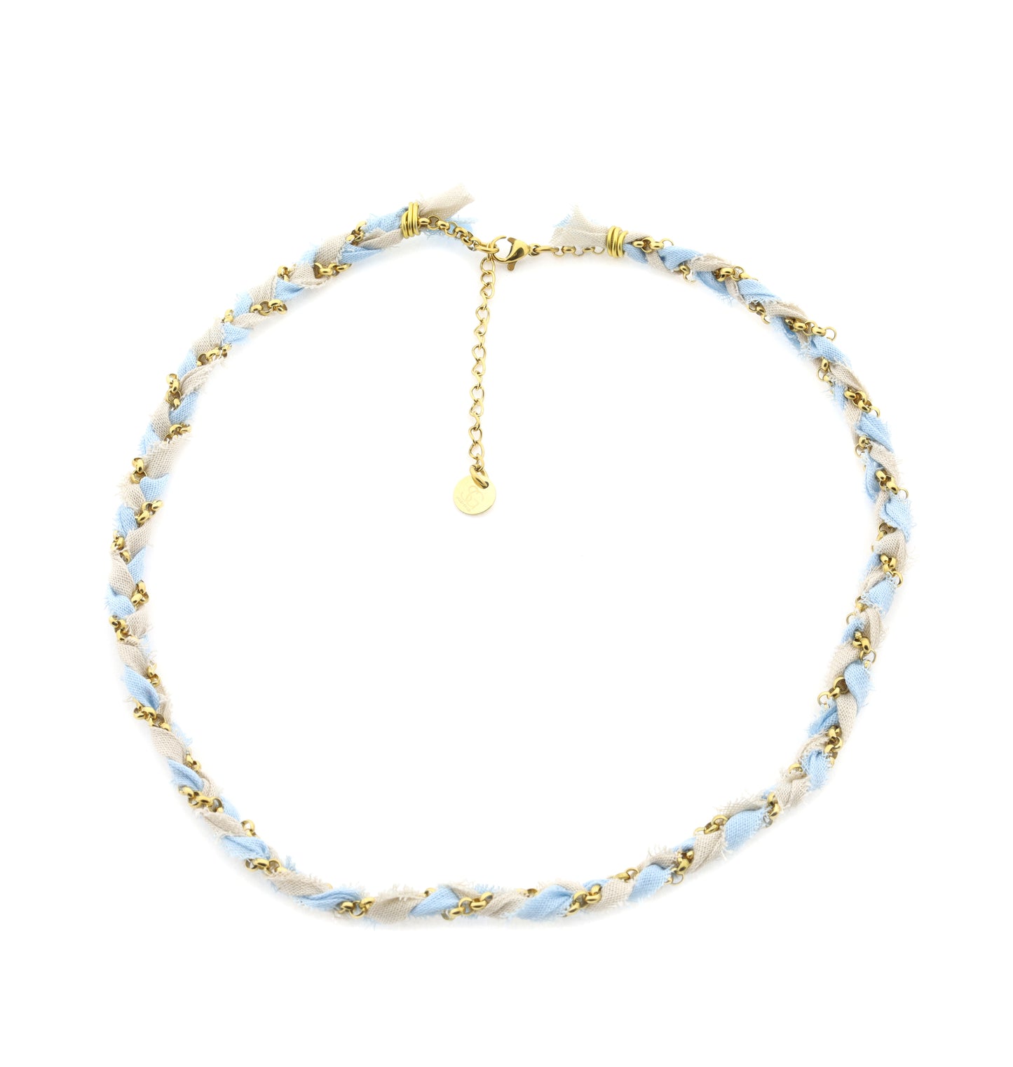 Chain Braid - light blue