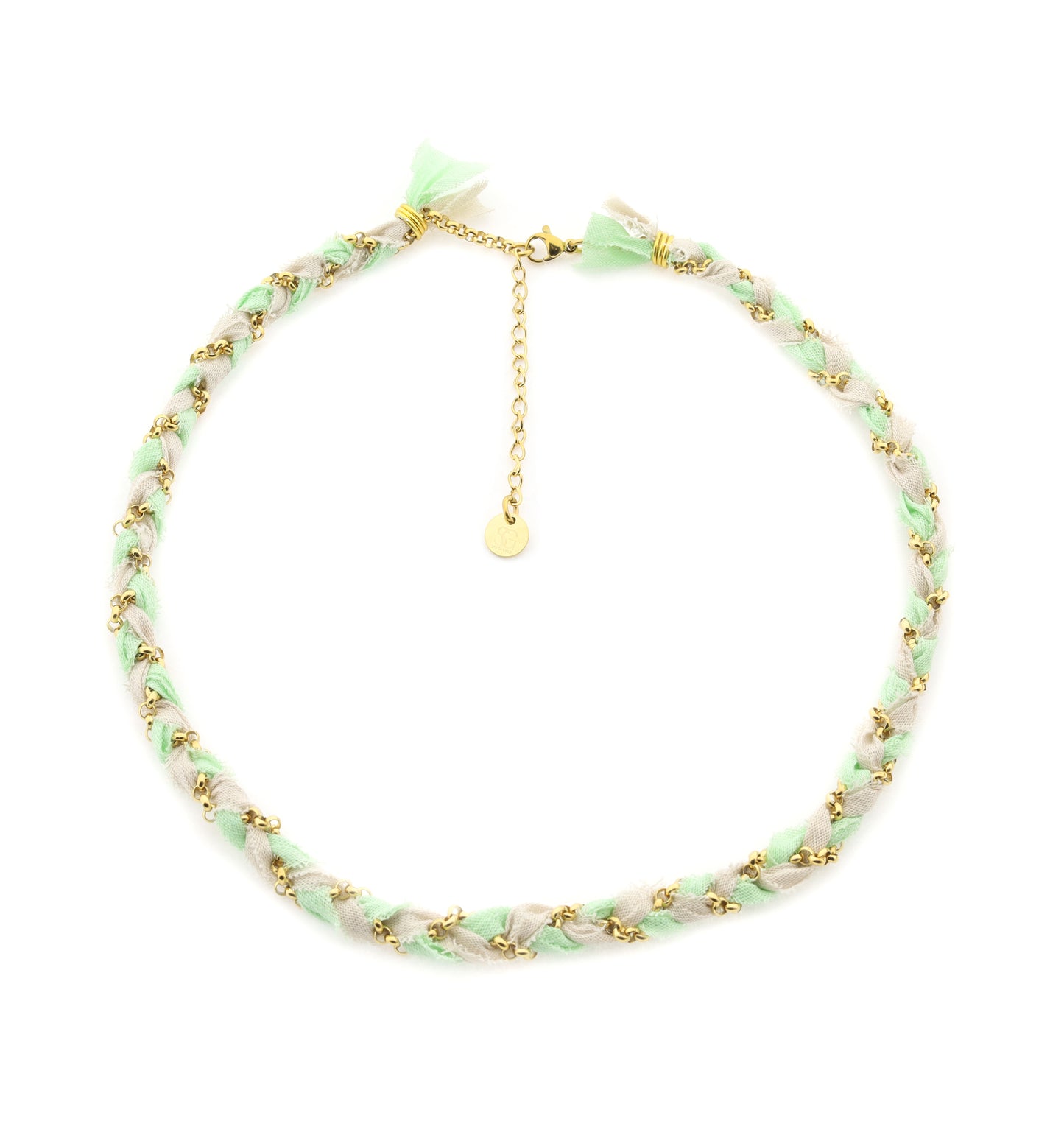 Ketting Braid - mint groen