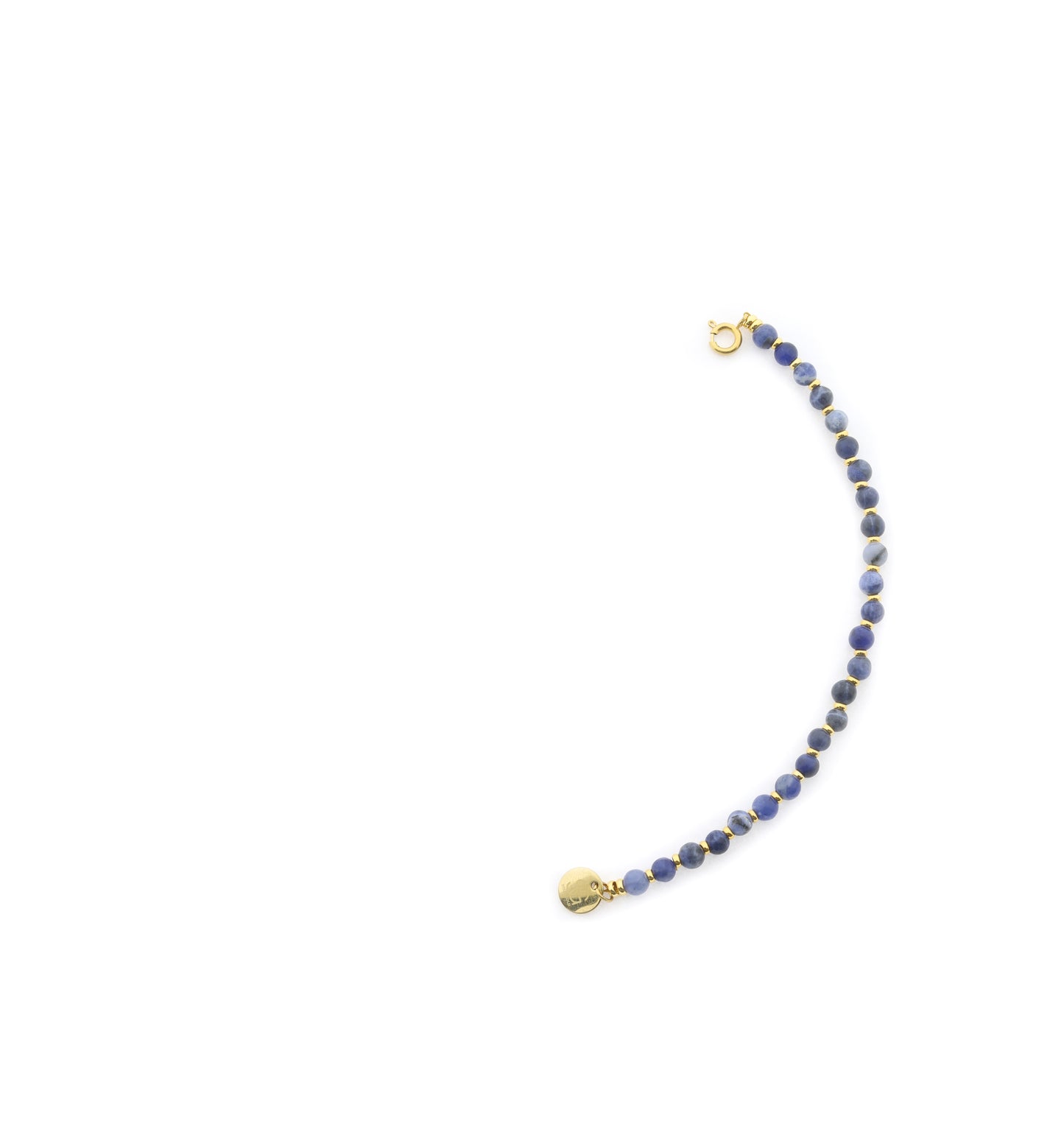 Edelsteen tussenstuk ketting (4mm)