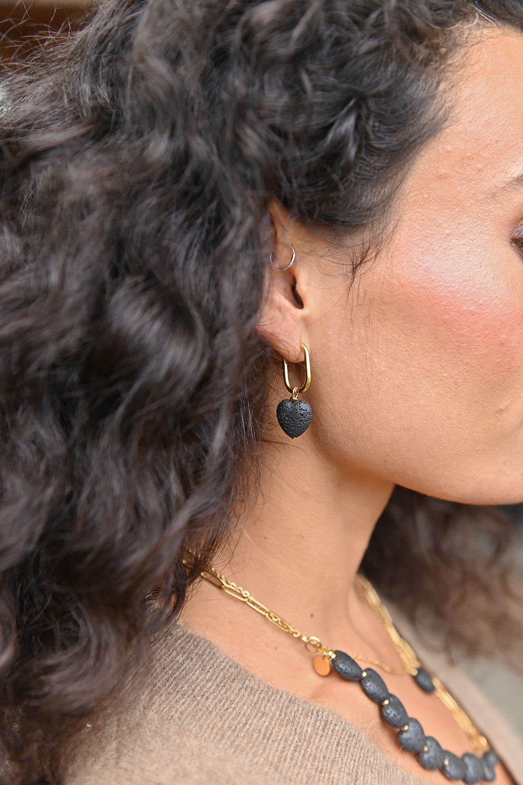 Oorbel Lava Love - (14mm)