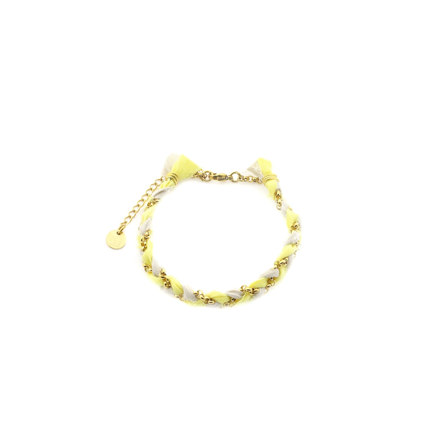 Bracelet Braid - yellow