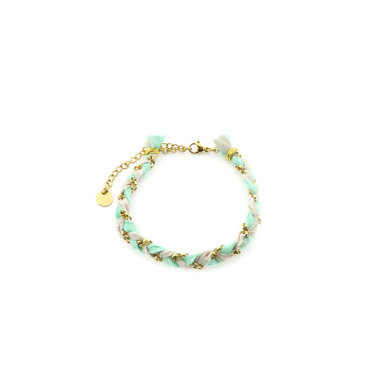 Armband Zopf - mint