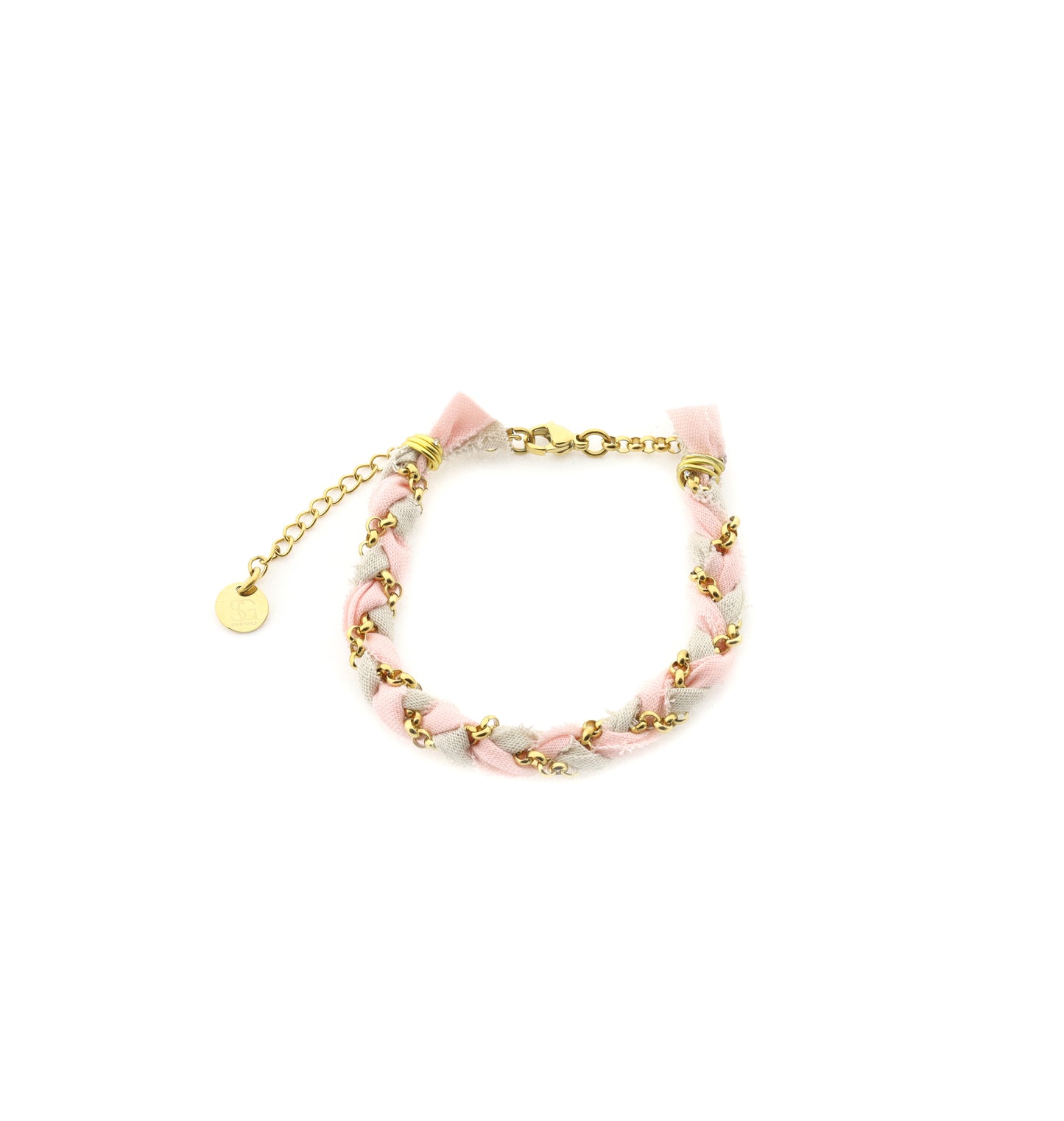 Armband Braid - roze