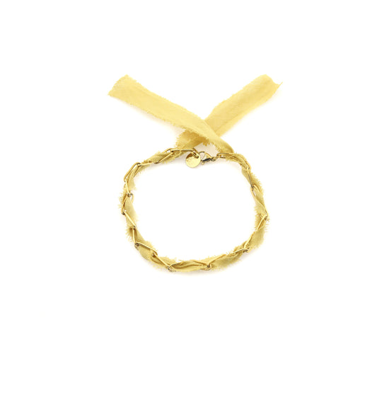 Bracelet Wave - mustard