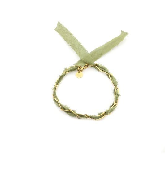 Bracelet Wave - olive