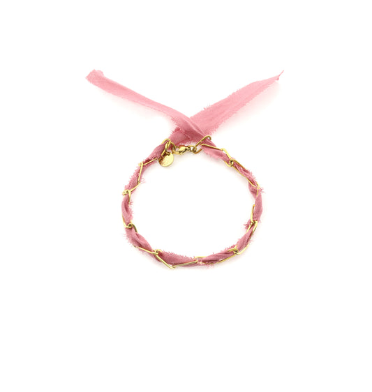 Bracelet Wave - old pink
