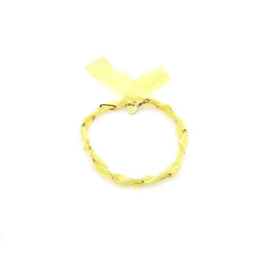 Bracelet Wave - yellow