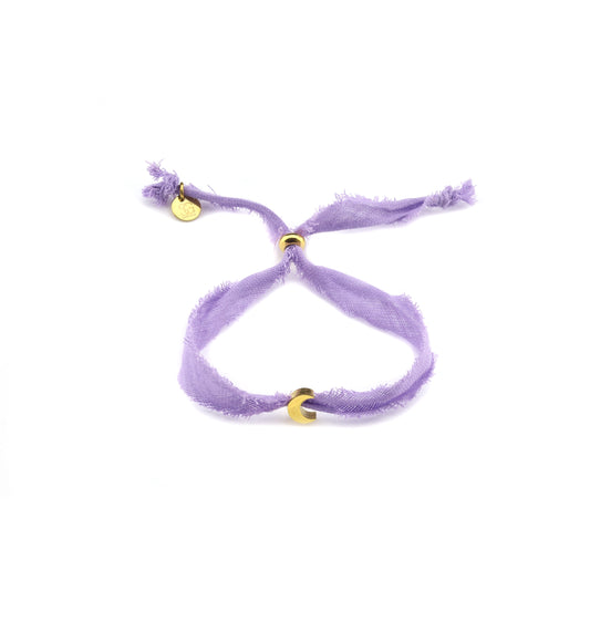 Armband Zopf - lila