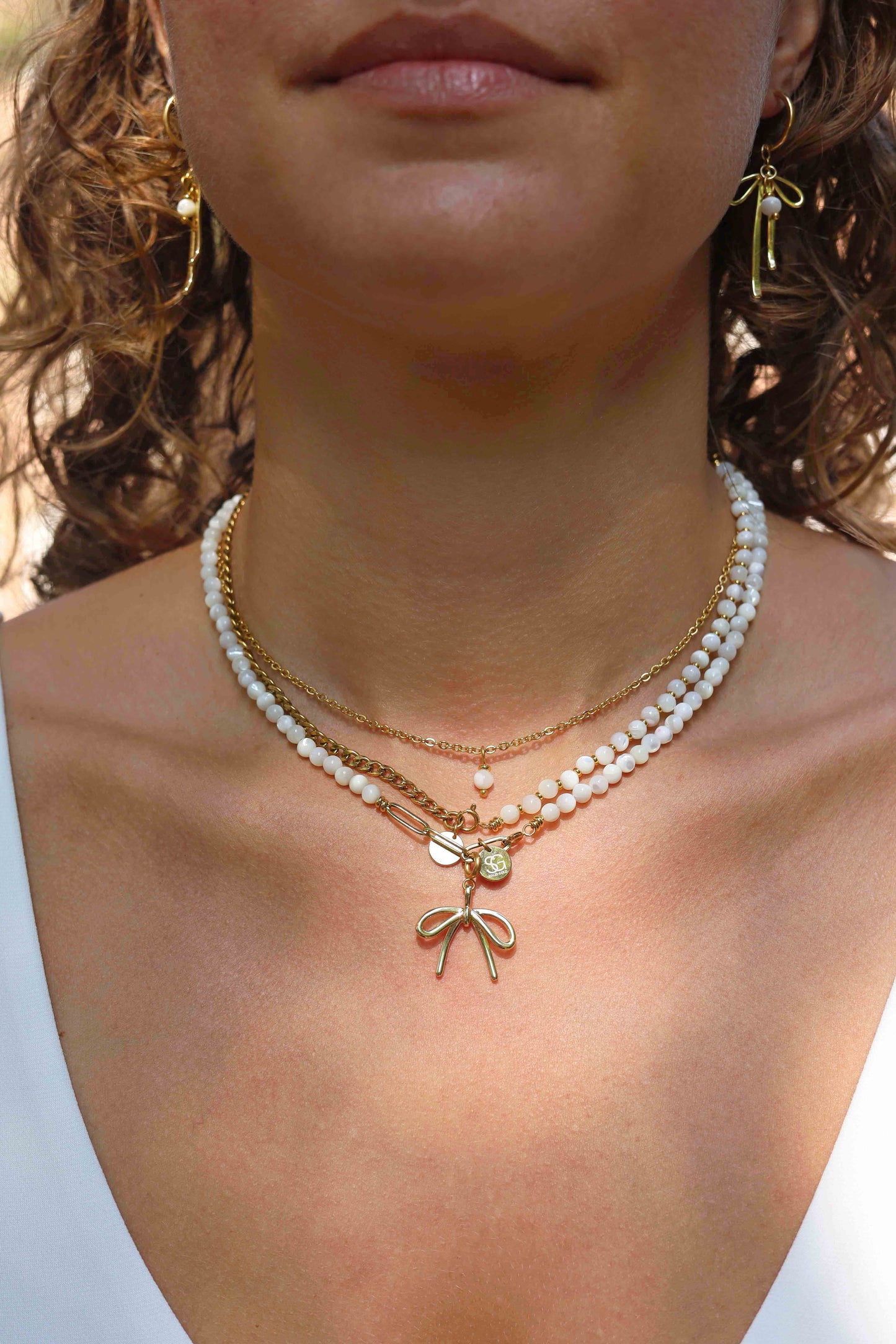 Anhänger - Muschelgold