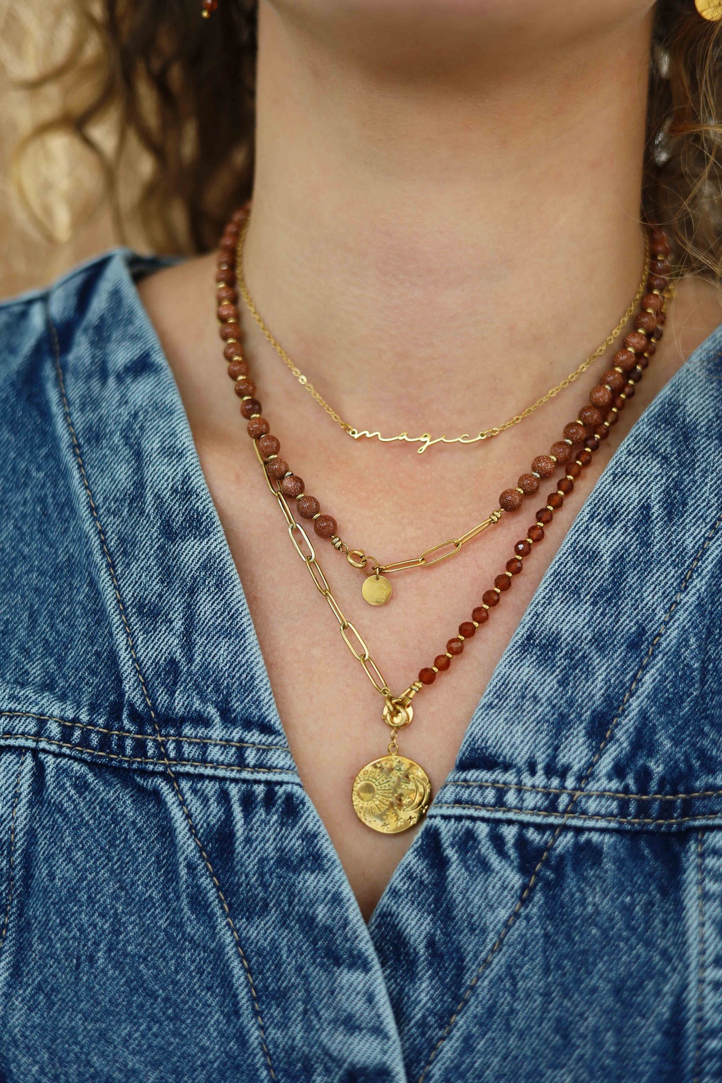 Pendant - shell gold