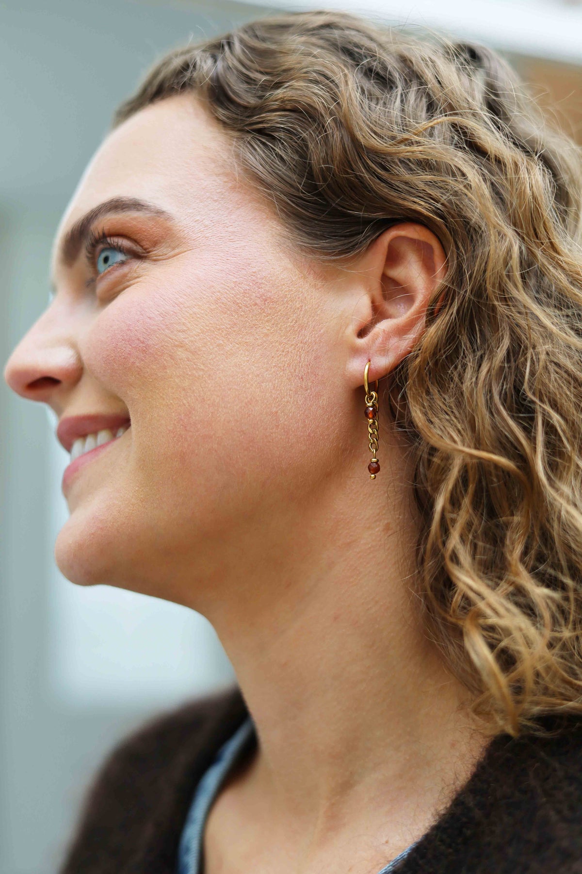 Edelstein Ohrring - Rhea (4mm)
