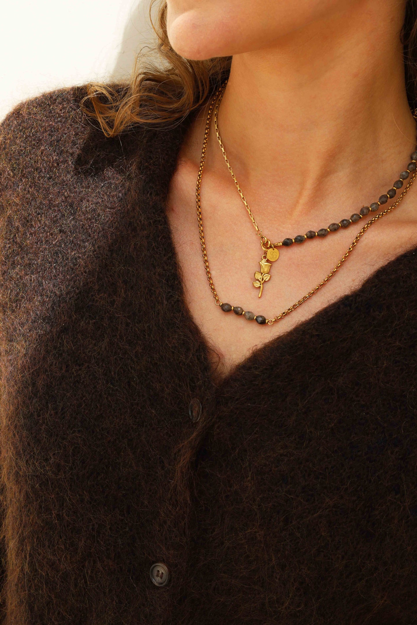 Pendant - shell gold