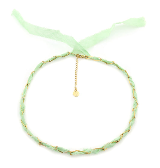 Chain Wave - mint green