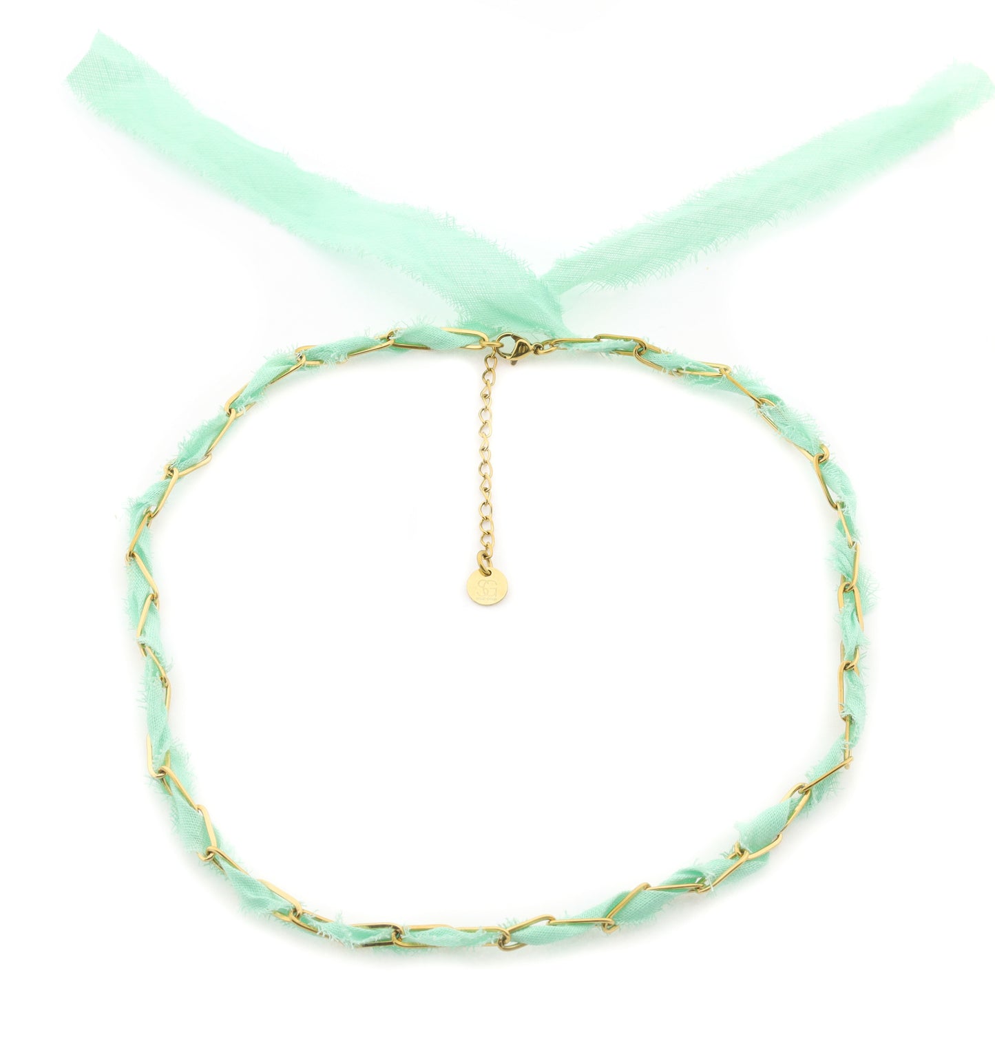 Ketting Wave - mint