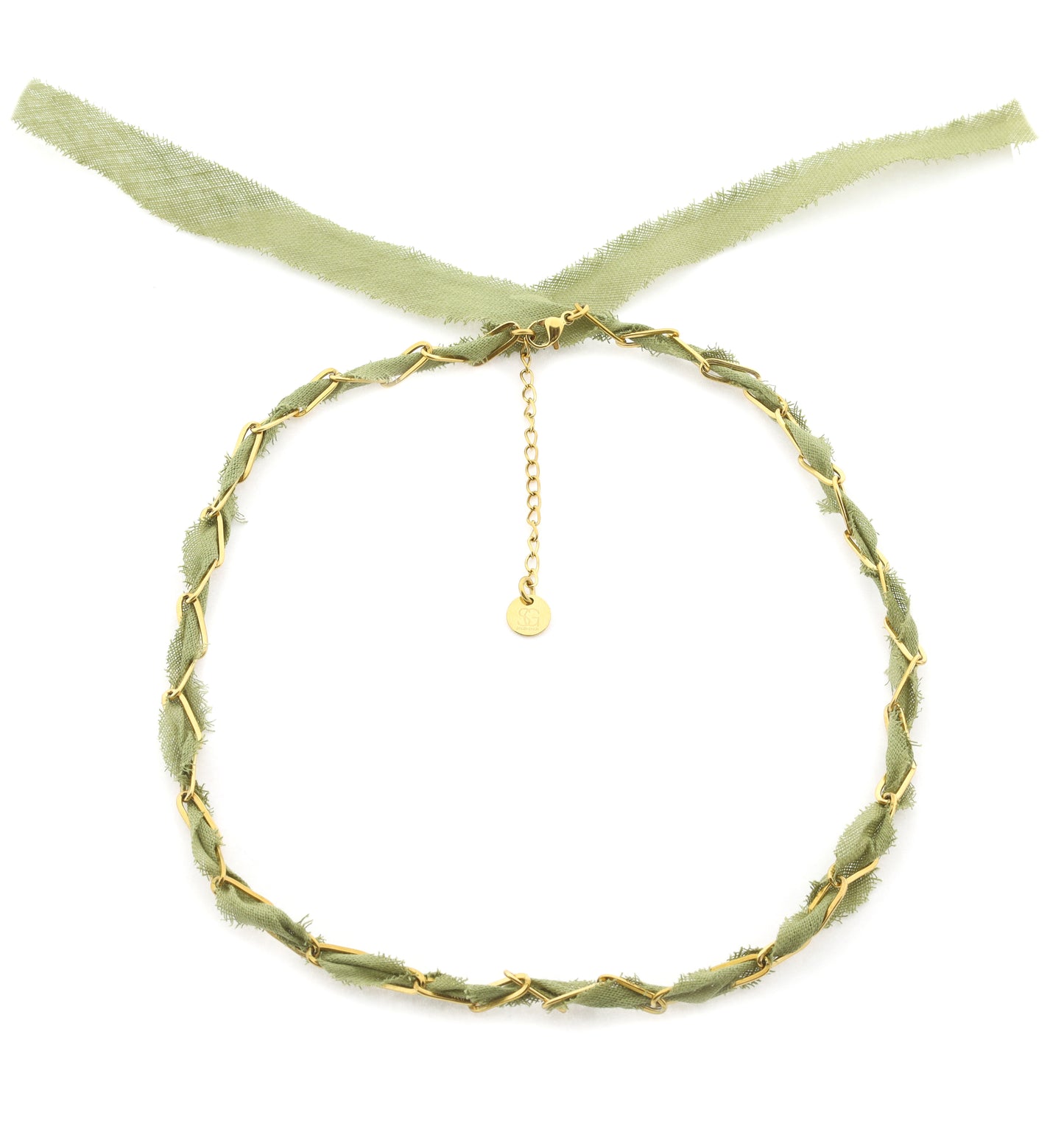 Ketting Wave - olijf