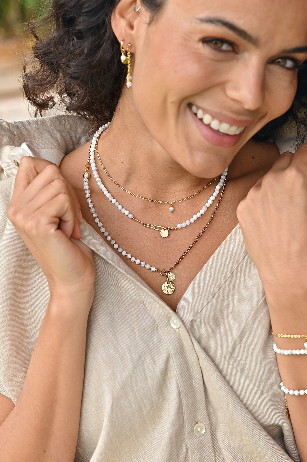 Pendant - shell gold