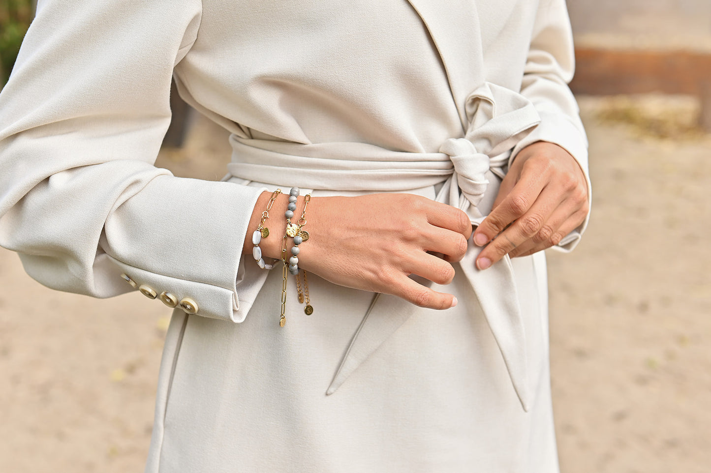 Edelsteen tussenstuk armband - special shapes