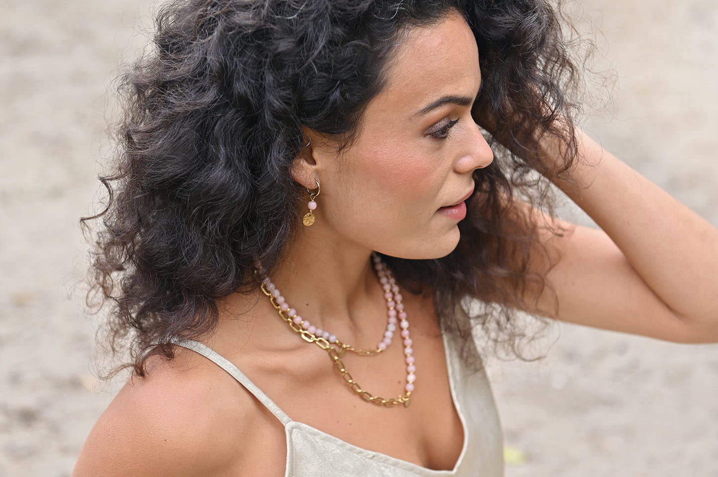 Oorbel munt (6mm)