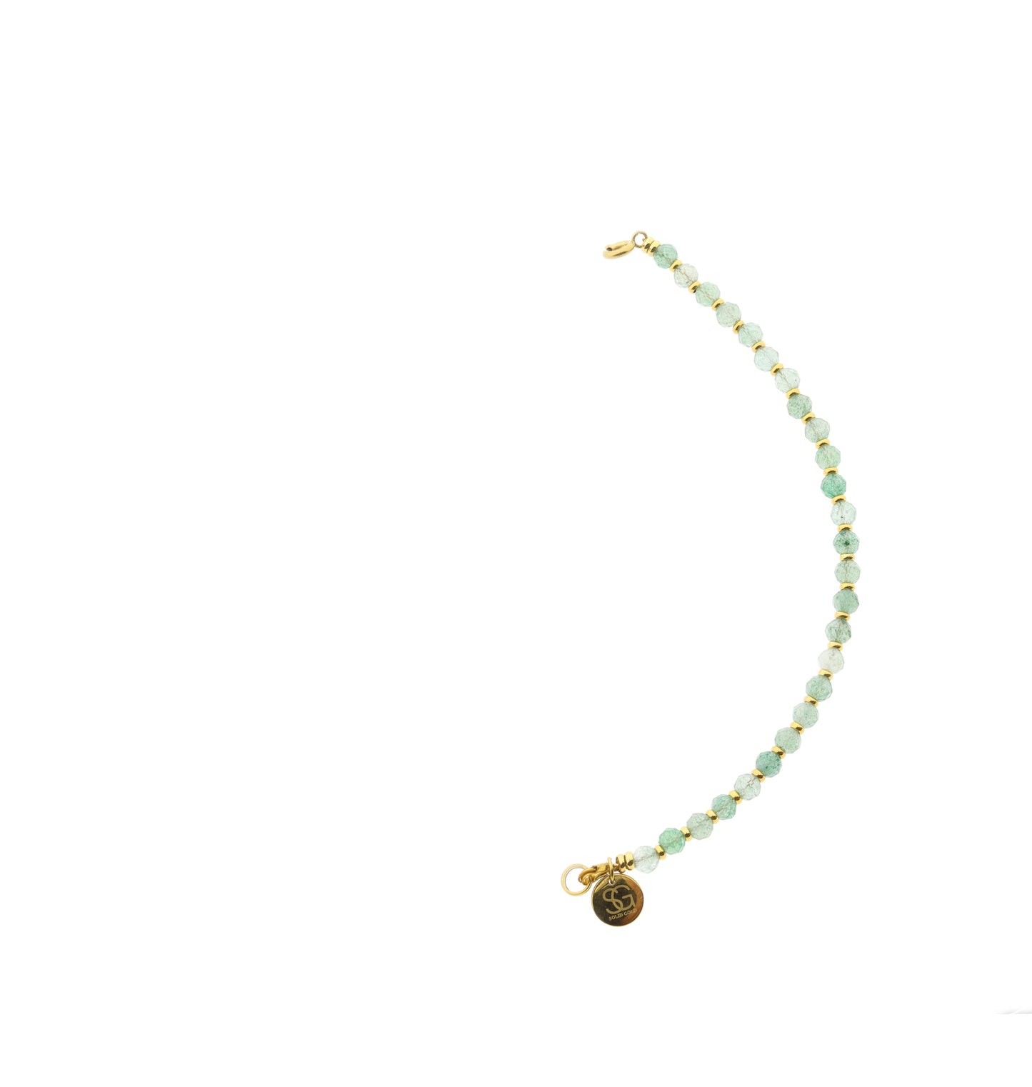 Edelsteen tussenstuk ketting (4mm)