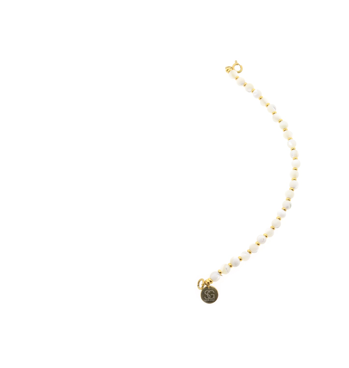 Edelsteen tussenstuk ketting (4mm)