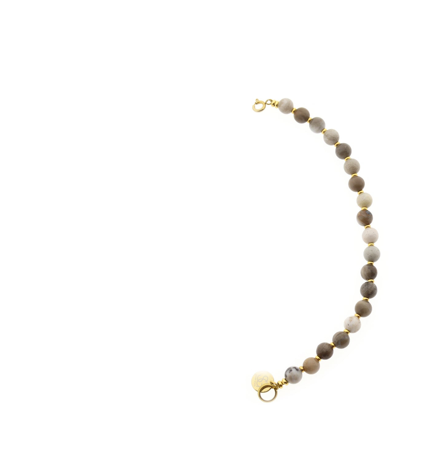 Edelsteen tussenstuk ketting (6mm)