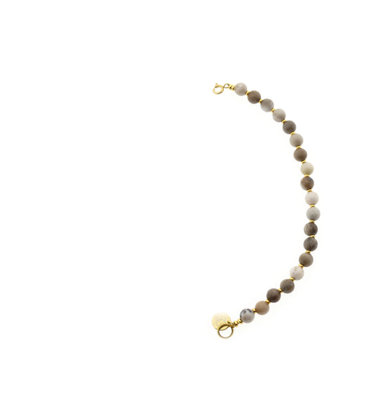 Edelsteen tussenstuk ketting (6mm)