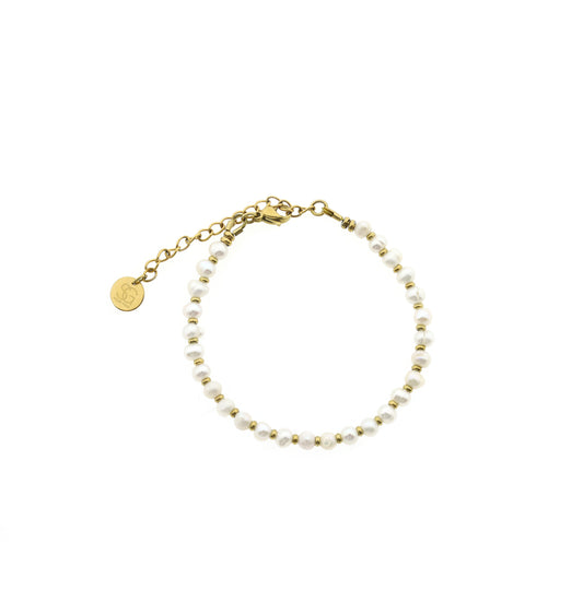 Armband Ziva - zoetwater parel