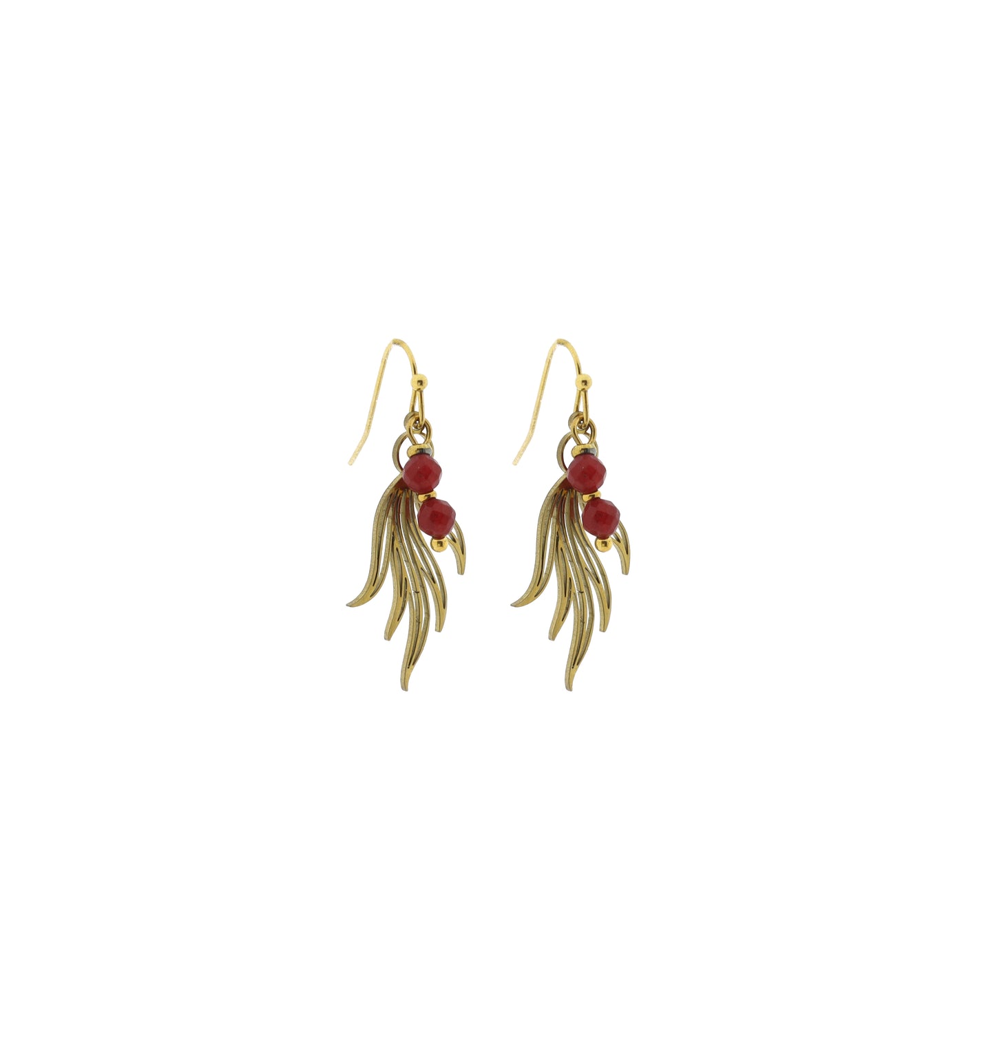 Edelsteen oorbel - Brush (4mm)