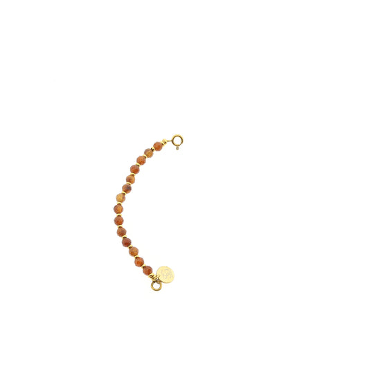 Edelsteen tussenstuk armband (4mm facet)