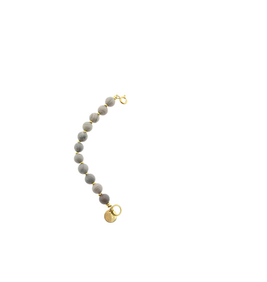 Edelsteen tussenstuk armband (6mm)