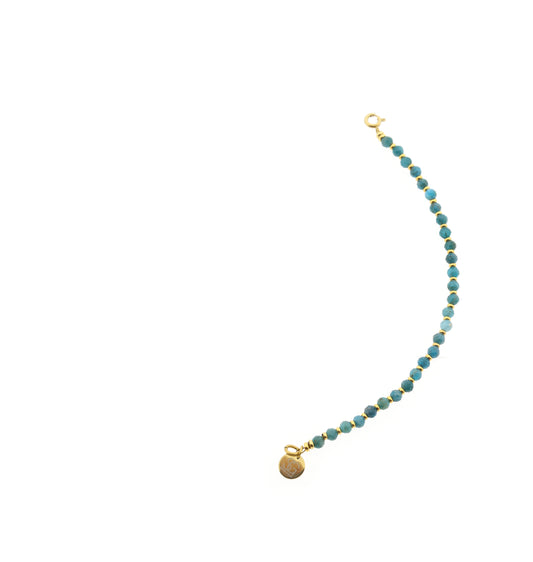 Edelsteen tussenstuk ketting (4mm facet)