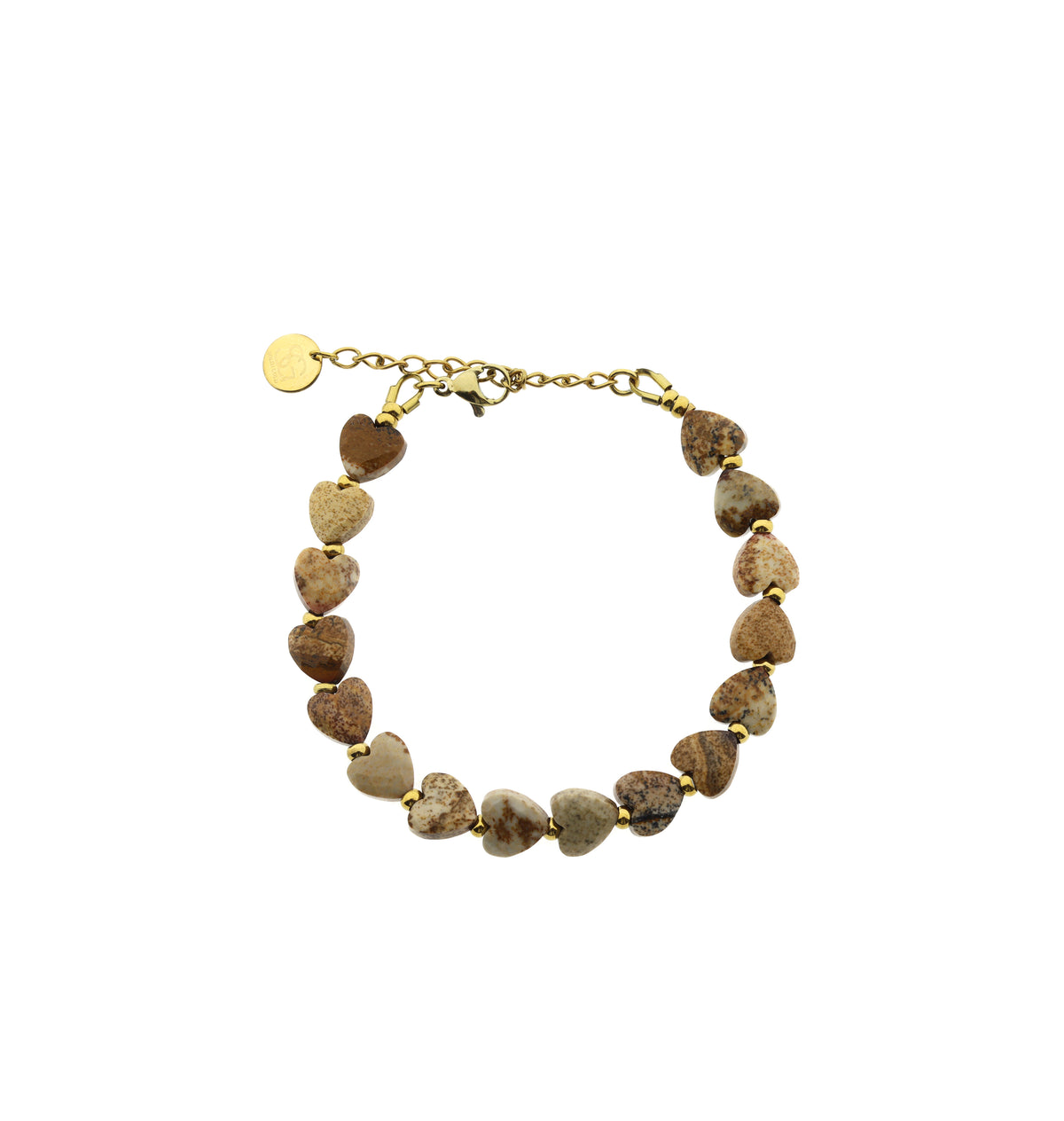Armband Ziva Hearts (8x8 facet)